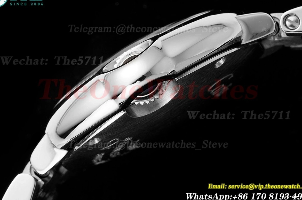 Cartier AF SS Ballon Quartz 33mm Dia De SS Bleu White 0131